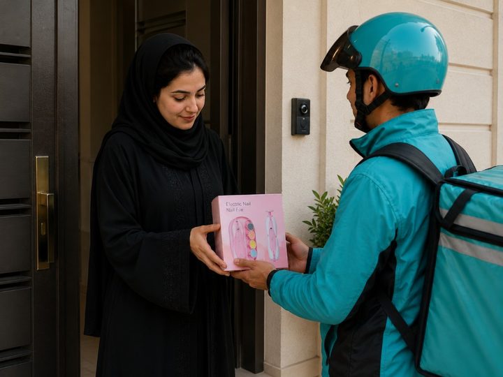 توصيل المنتج لباب البيت — الدفع عند الاستلام